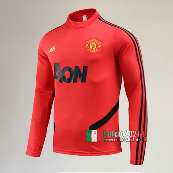 Track Top| La Nuove Manchester United Felpa Sportswear Rossa Authentic 2019-2020