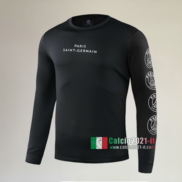 Track Top| Nuove Del PSG Paris Jordan Felpa Sportswear Nera Authentic 2019-2020