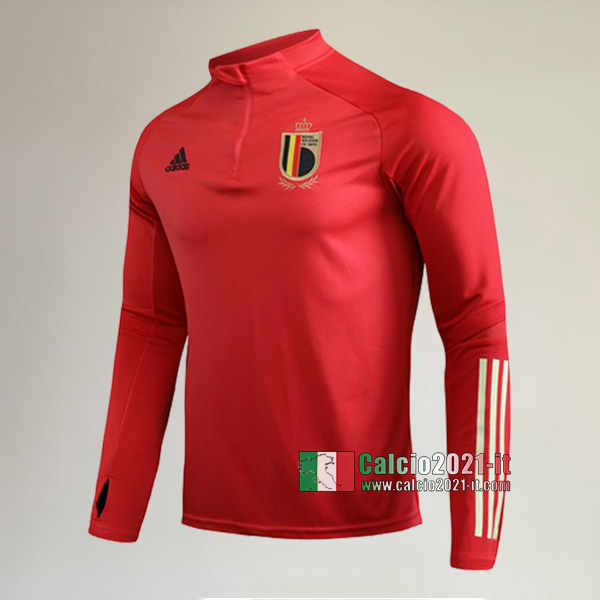 Track Top| La Nuova Belgio Felpa Sportswear Rossa Classiche 2020-2021