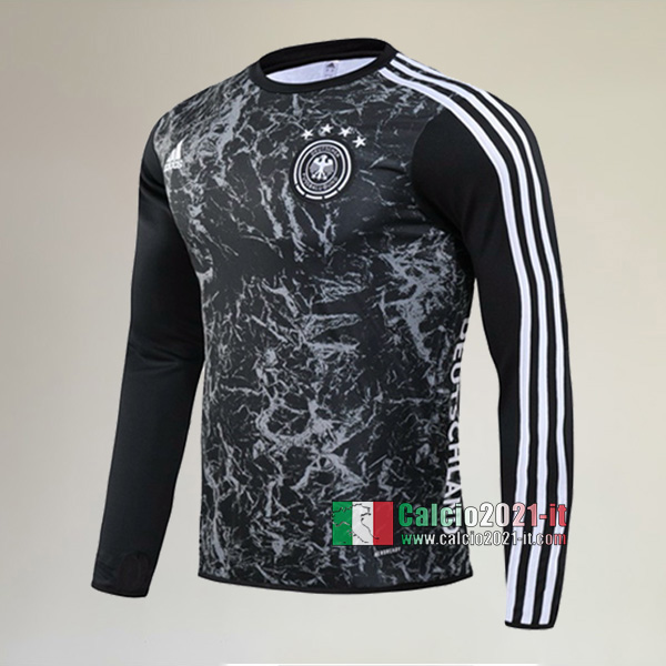 Track Top| La Nuova Germania Felpa Sportswear Nera Più Belle 2020-2021