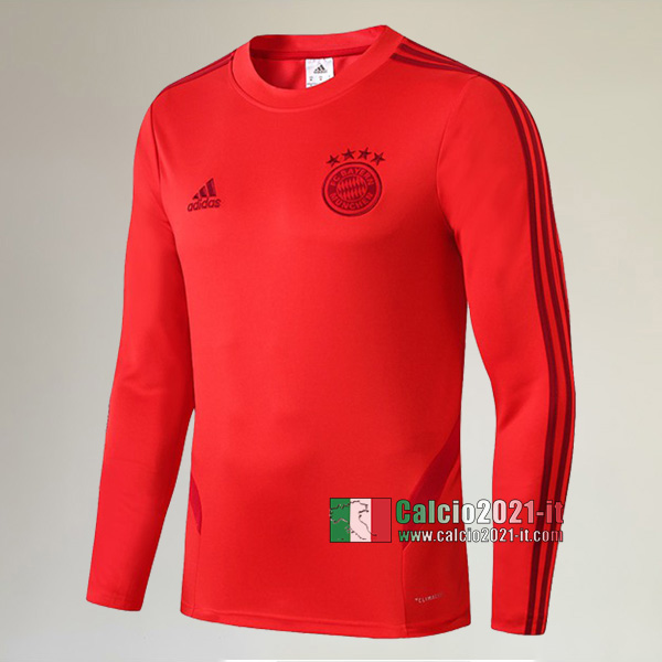 Track Top| La Nuove Bayern Munchen Felpa Sportswear Rossa Classiche 2019-2020