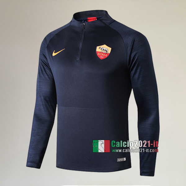 Track Top| La Nuove As Roma Felpa Sportswear Azzurra Scuro Più Belle 2019-2020