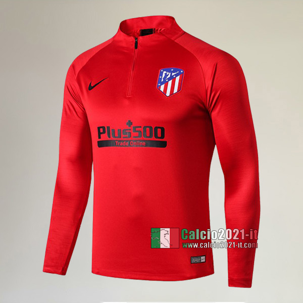Track Top| Nuova Del Atletico Madrid Felpa Sportswear Rossa Classiche 2019-2020