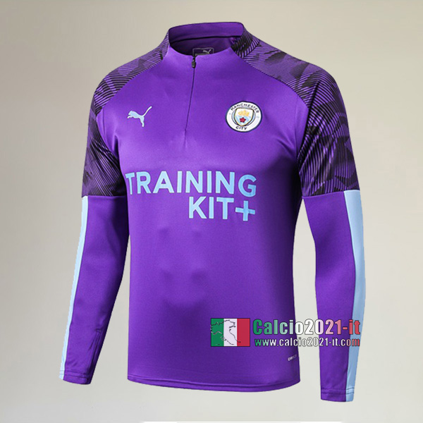 Track Top| La Nuove Manchester City Felpa Sportswear Porpora Originali 2019-2020