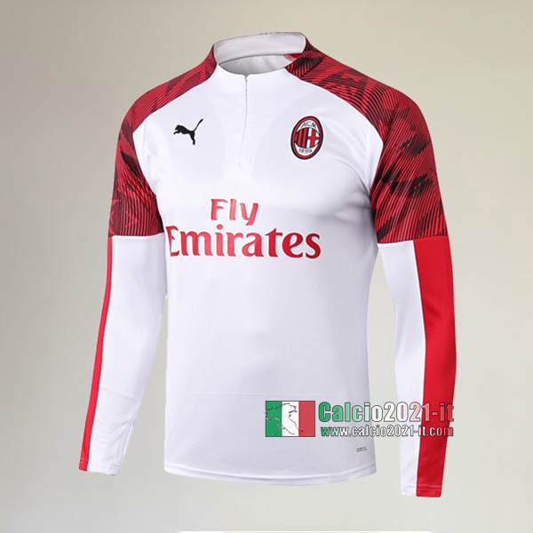 Track Top| Nuove Del Milan AC Felpa Sportswear Bianca Thailandia 2019-2020