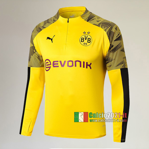 Track Top| La Nuove Dortmund BVB Felpa Sportswear Gialla Classiche 2019-2020