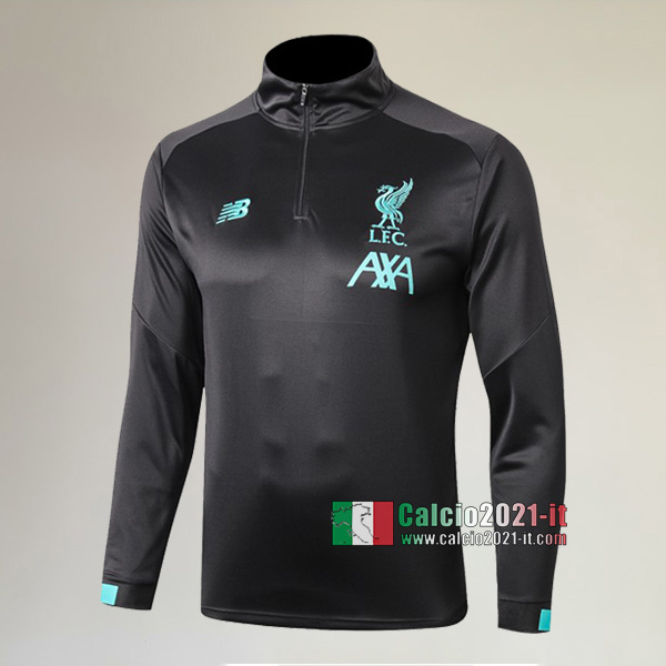 Track Top| La Nuova FC Liverpool Felpa Sportswear Nera Affidabili 2019-2020