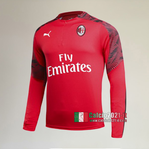 Track Top| Nuova Del Milan AC Felpa Sportswear Rossa Originali 2019-2020