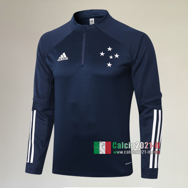 Track Top| Nuove Del Cruzeiro EC Felpa Sportswear Azzurra Reale Affidabile 2020-2021