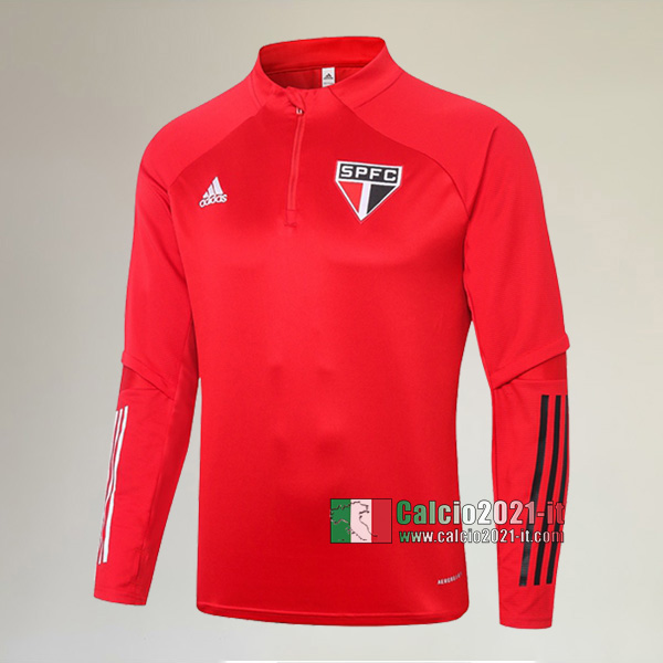 Track Top| La Nuove Sao Paulo FC Felpa Sportswear Rossa Affidabile 2020-2021
