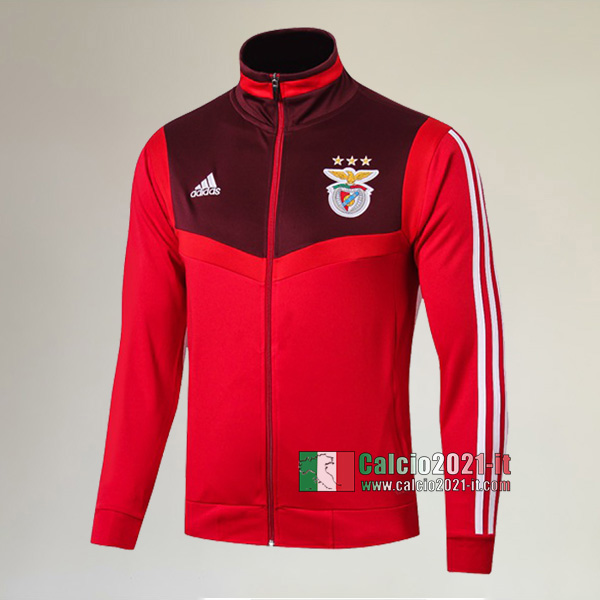 Nuova Del S.L Benfica Full-Zip Giacca Rossa Replica 2019/2020 :Calcio2021-it