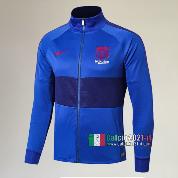 La Nuova FC Barcellona Full-Zip Giacca Azzurra Classiche 2019/2020 :Calcio2021-it