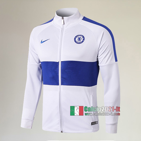 La Nuova FC Chelsea Full-Zip Giacca Bianca Classiche 2019/2020 :Calcio2021-it