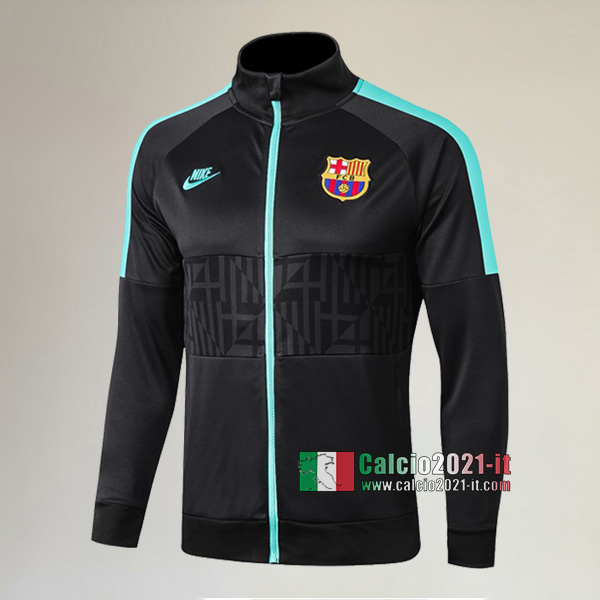 La Nuove FC Barcellona Full-Zip Giacca Grigio Scuro Retro 2019/2020 :Calcio2021-it