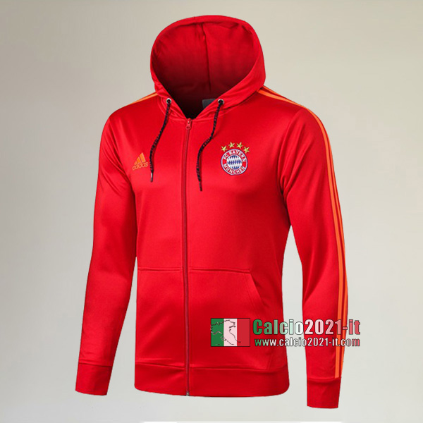 La Nuove Bayern Monaco Full-Zip Giacca Antivento Rossa Retro 2019/2020 :Calcio2021-it