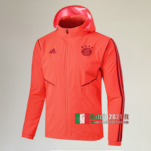 La Nuove Bayern Monaco Full-Zip Giacca Antivento Arancio Originale 2019/2020 :Calcio2021-it