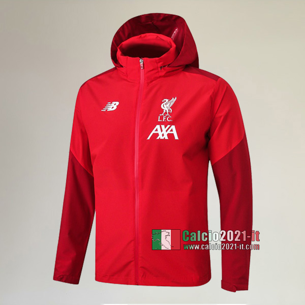 La Nuove Liverpool FC Full-Zip Giacca Antivento Rossa Retro 2019/2020 :Calcio2021-it
