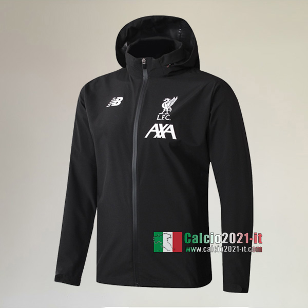 La Nuova Liverpool FC Full-Zip Giacca Antivento Nera Classiche 2019/2020 :Calcio2021-it