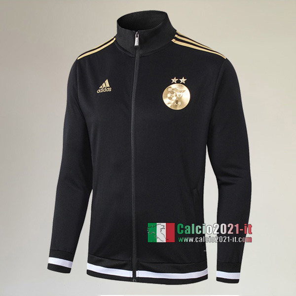 La Nuova Algeria Full-Zip Giacca Nera Originale 2019/2020 :Calcio2021-it