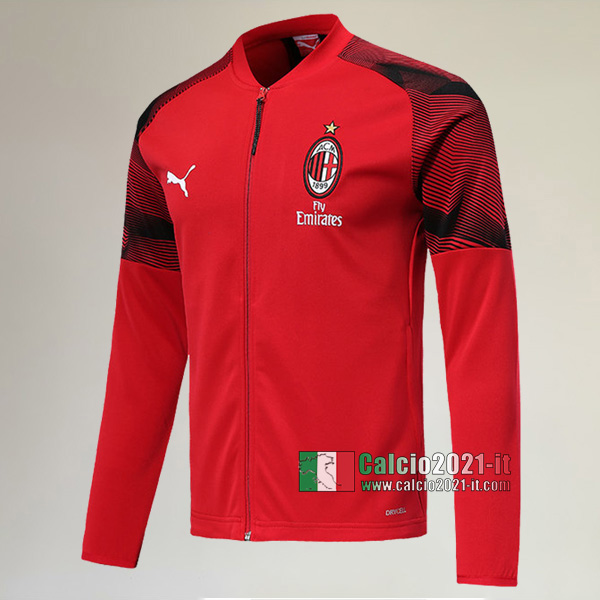 La Nuova Milano Full-Zip Giacca Rossa Vintage 2019/2020 :Calcio2021-it