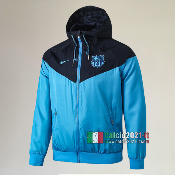 La Nuova FC Barcellona Full-Zip Giacca Antivento Azzurro Classiche 2019/2020 :Calcio2021-it