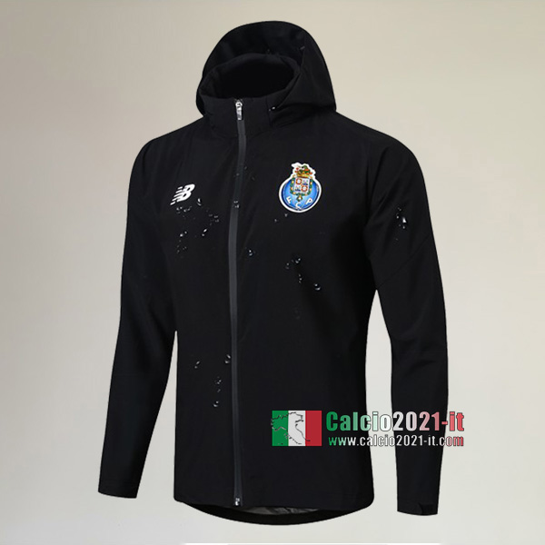 La Nuove FC Porto Full-Zip Giacca Antivento Nera Vintage 2019/2020 :Calcio2021-it