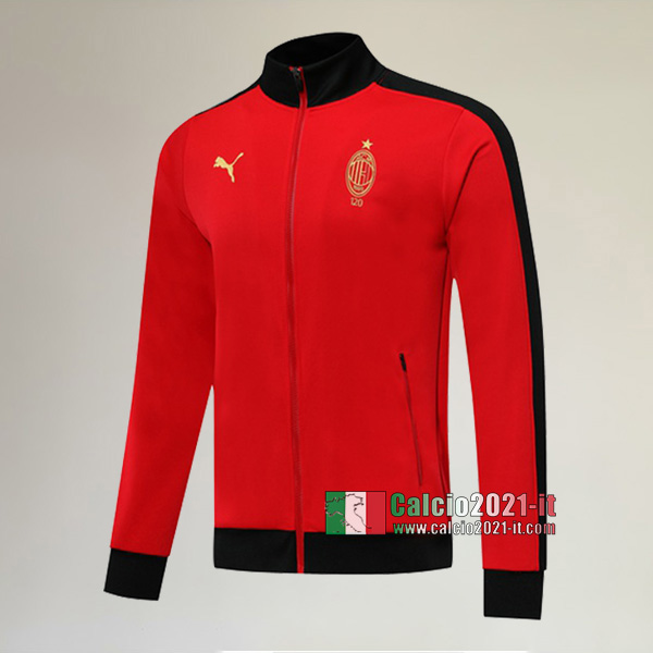 La Nuove Milano Full-Zip Giacca Commemorativo 20Eme Rossa Originale 2019/2020 :Calcio2021-it