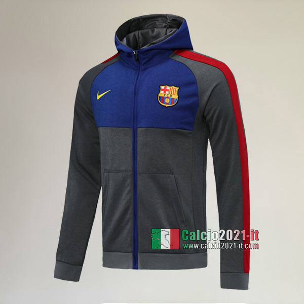 La Nuova FC Barcellona Full-Zip Giacca Grigia Classiche 2020/2021 :Calcio2021-it