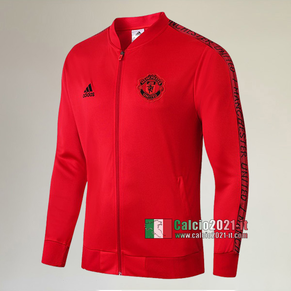 La Nuove Manchester United Full-Zip Giacca Rossa Vintage 2019/2020 :Calcio2021-it