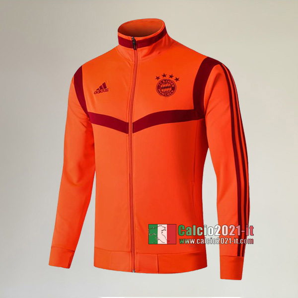 Nuove Del Bayern Monaco Full-Zip Giacca Arancio Classiche 2019/2020 :Calcio2021-it