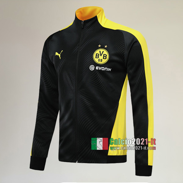 La Nuove Borussia Dortmund Full-Zip Giacca Nera/Gialla Vintage 2019/2020 :Calcio2021-it