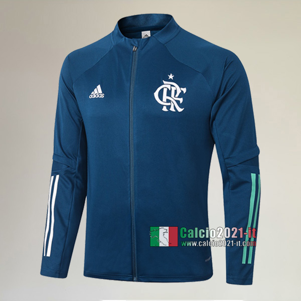 Nuova Del Flamengo Full-Zip Giacca Azzurra Reale Authentic 2020/2021 :Calcio2021-it