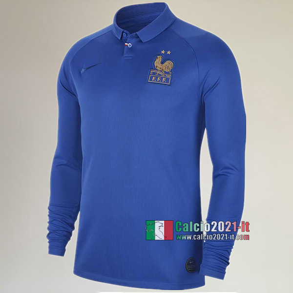 Originali Maglia Commemorativo 100Eme Manica Lunga Nuova Del Francia 2019/2020 Personalizzate