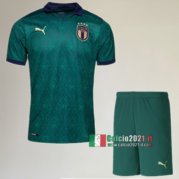 Originale Terza Maglia Nuove Del Italia Bambino UEFA Euro 2020 Personalizzate