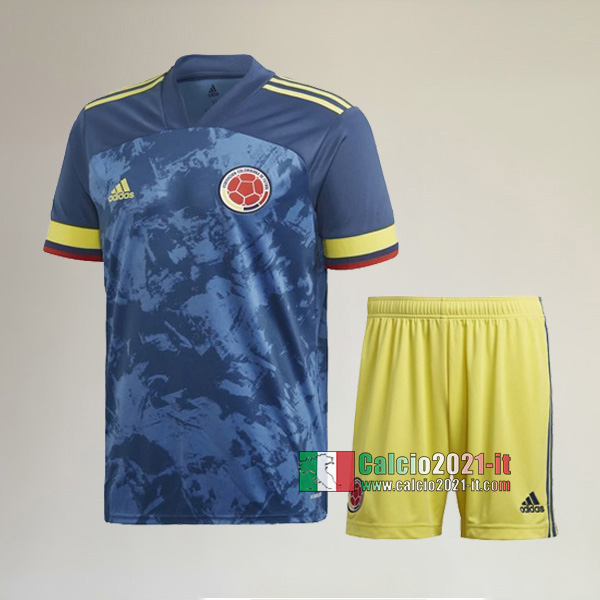 Originale Seconda Maglia Nuove Del Colombia Bambino 2020/2021 Personalizzate