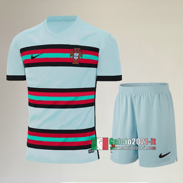 Retro Seconda Maglia Nuove Del Portogallo Bambino UEFA Euro 2020 Personalizzate