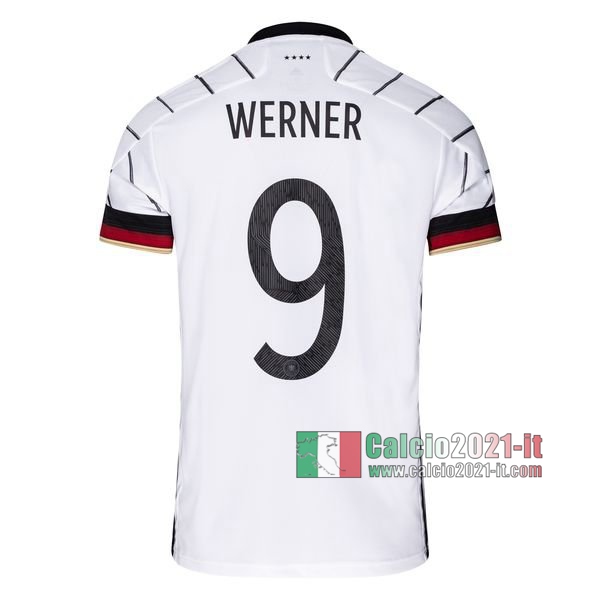Calcio2021-It: La Nuova Prima Maglia Germania Werner #9 Europei 2020 Thailandia Online