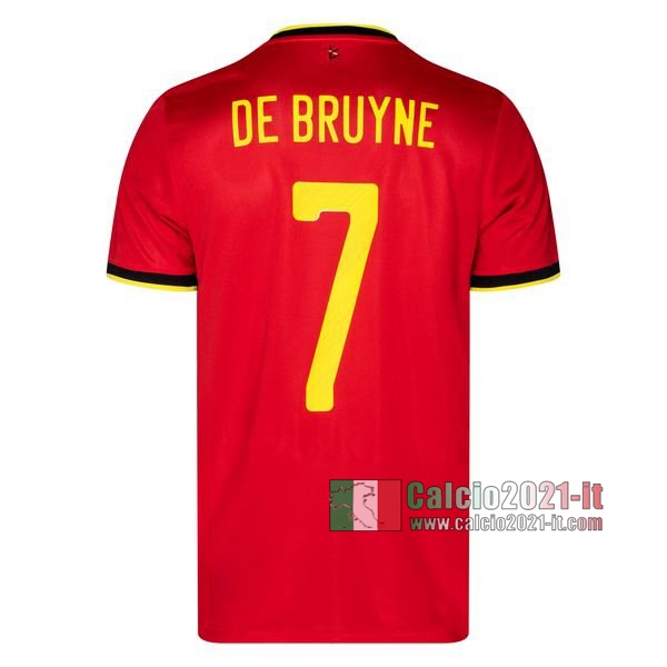 Calcio2021-It: La Nuove Seconda Maglia Belgio Bruyne #7 Europei 2020 Comprare Online
