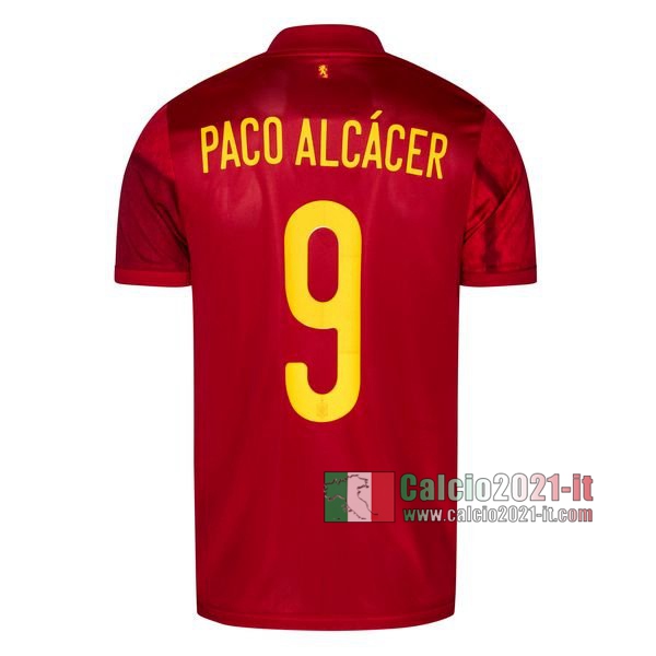 Calcio2021-It: La Nuova Prima Maglia Spagna Paco Alcacer #9 Europei 2020 Comprare Online