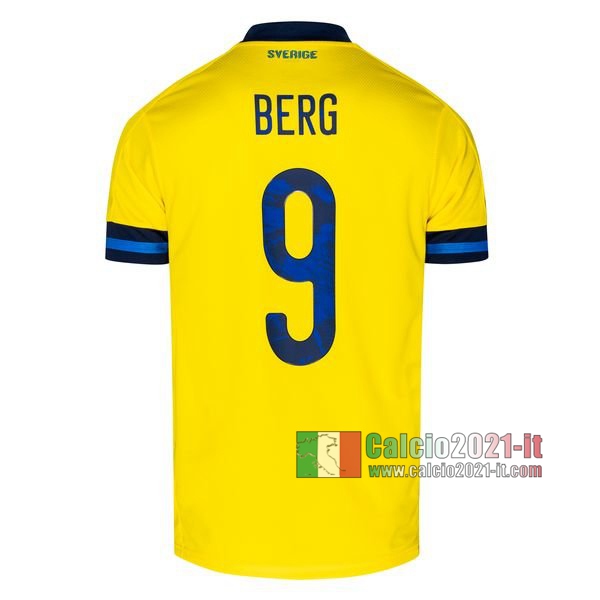 Calcio2021-It: La Nuova Prima Maglia Svezia Berg #9 Europei 2020 Compra Online