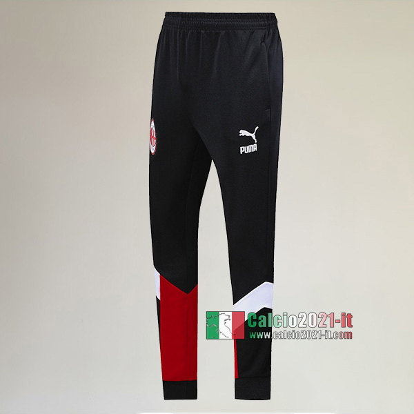 Nuova Aaa Qualità Pantaloni Sportiva AC Milan Nera Rossa 2019/2020
