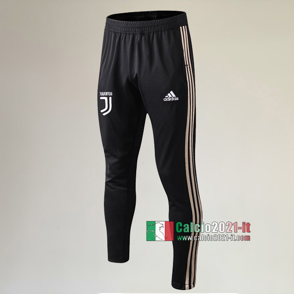 A++ Qualità Nuove Pantaloni Tuta Juventus Nera Bianca 2019/2020