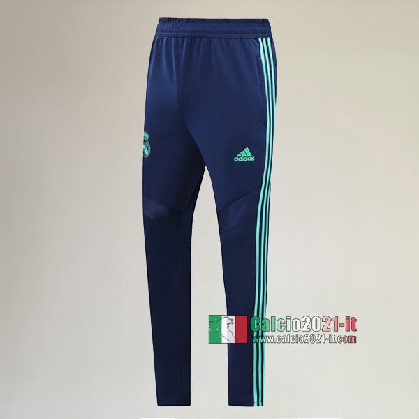 Migliori Nuove Pantaloni Tuta Real Madrid Ciano 2019/2020