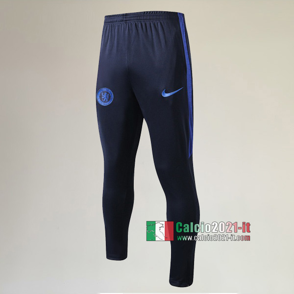 Migliori Nuove Pantaloni Sportiva Chelsea Azzurra Scuro 2019/2020