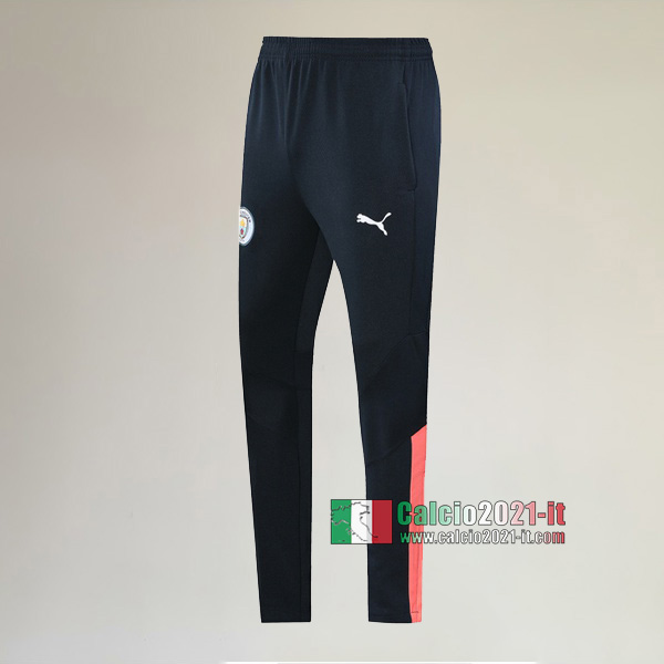 Migliori Nuova Pantaloni Sportiva Manchester City Nera Rosa 2019/2020