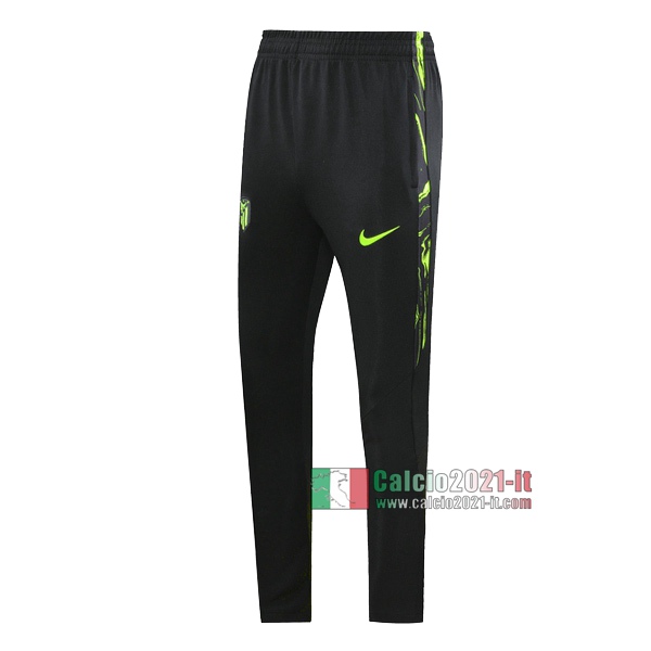 Calcio2021-It: Nuova Pantaloni Sportivi Atletico Madrid Nera 2020 2021 Comprare Online