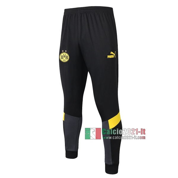 Calcio2021-It: Nuova Pantaloni Sportivi Borussia Dortmund Nera 2020 2021 Comprare Online