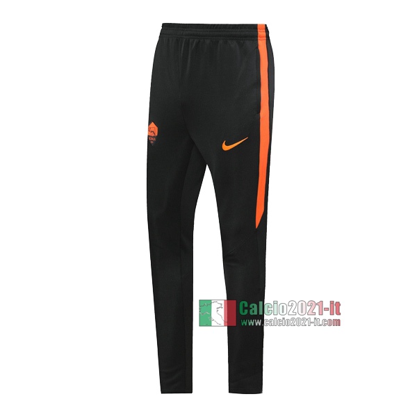 Calcio2021-It: Nuova Pantaloni Sportivi As Roma Nera 2020 2021 Comprare Online