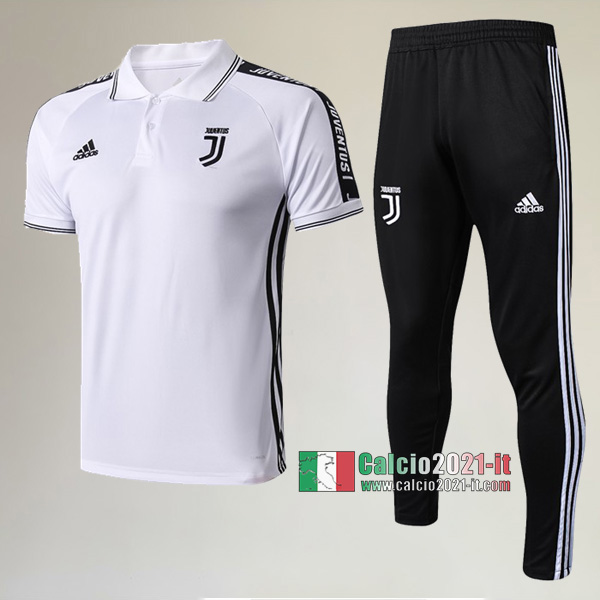 La Nuove Kit Maglietta Polo Juventus Turin Manica Corta + Pantaloni Bianca 2019/2020 :Calcio2021-it
