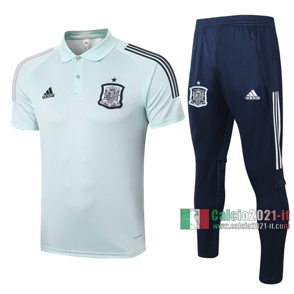 Calcio2021-It: Nuove Foggia Maglietta Polo Shirts Espagne Manica Corta Verde 2020/2021